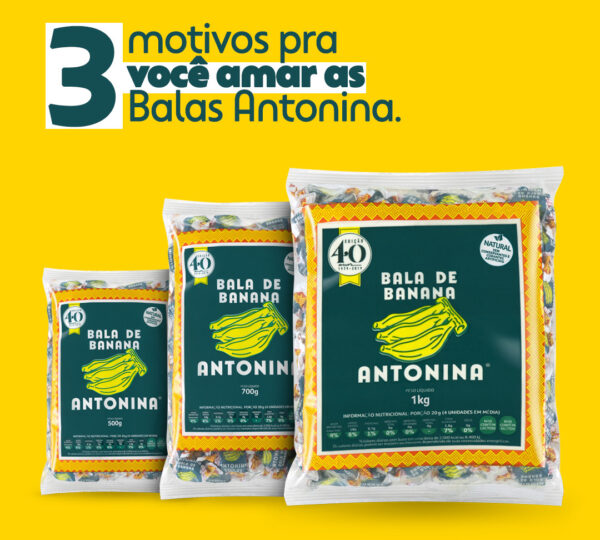 Bala de Banana Antonina